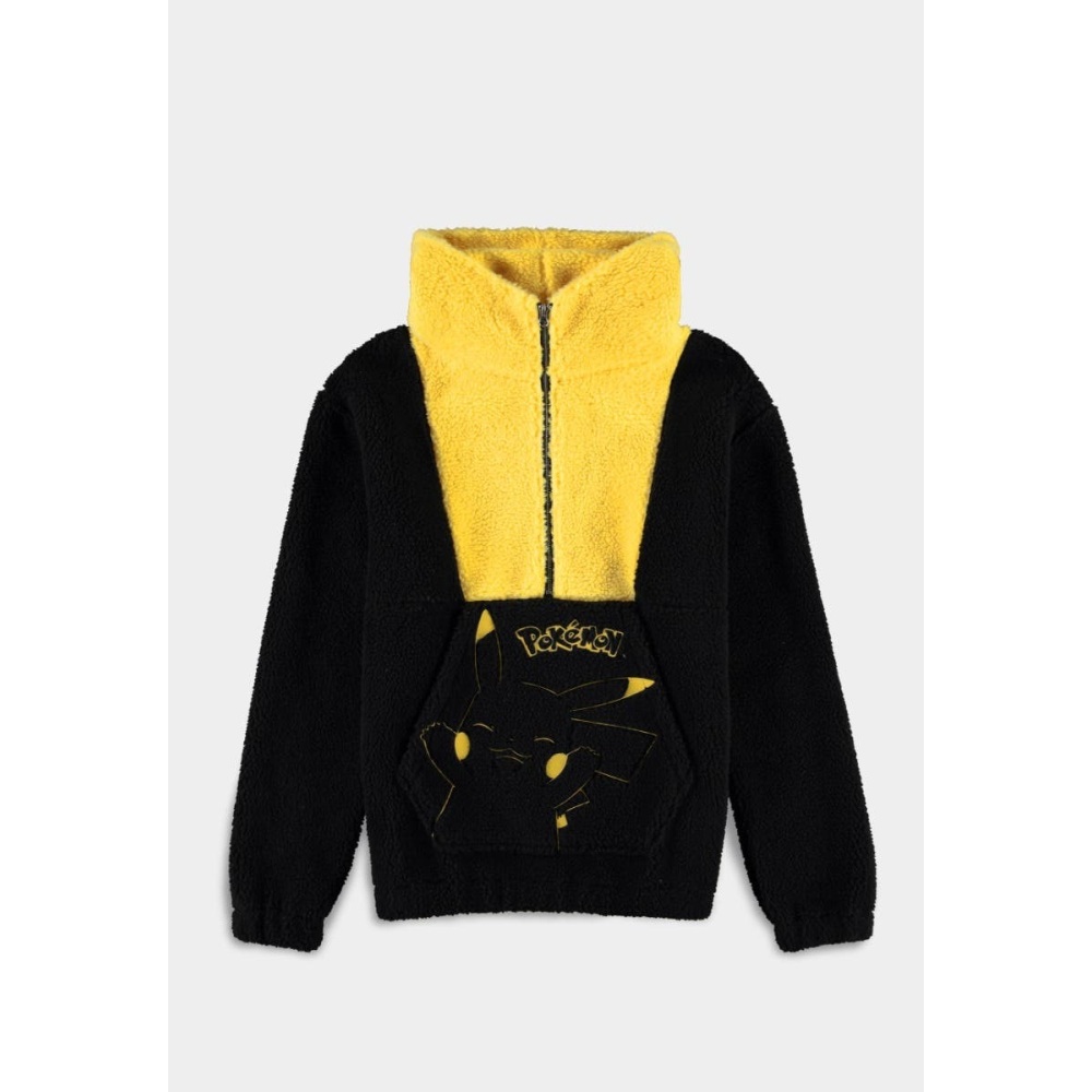 PokÃ©mon - Pikachu Sherpa Premium Hoodie/trui - Zwart/Geel